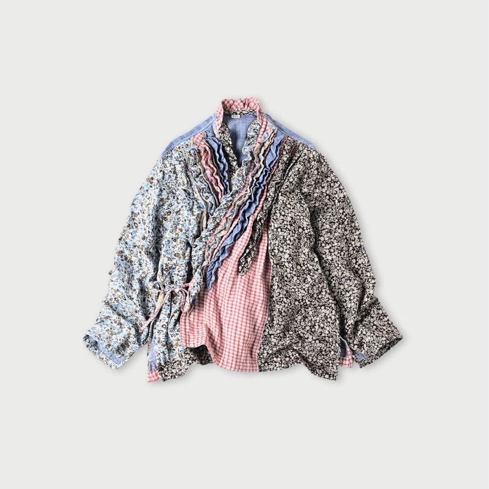 45Rpm India patchwork shirt - Picture 3 of 6